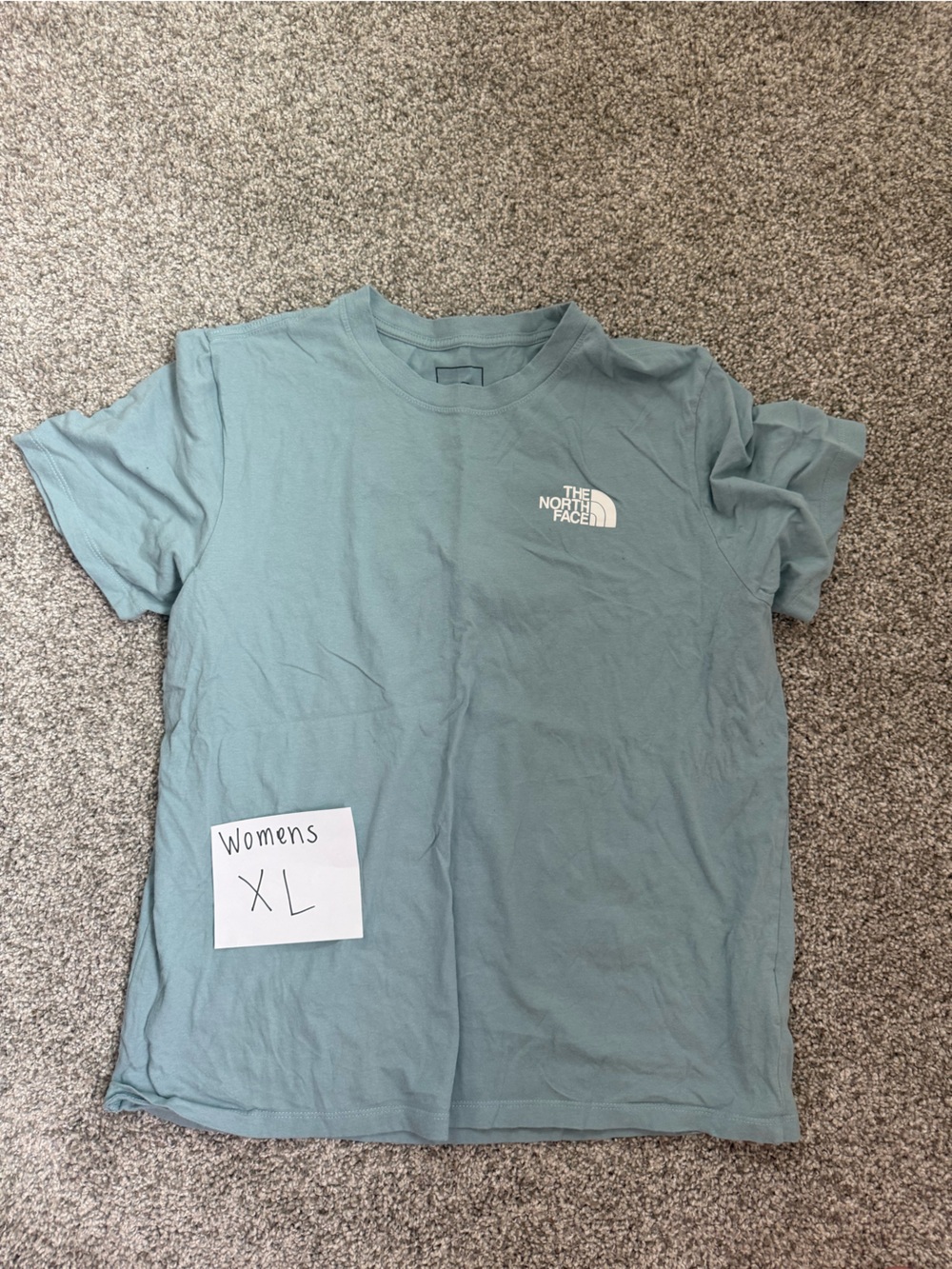 The North Face Women's Teal Graphic Short Sleeve Tee